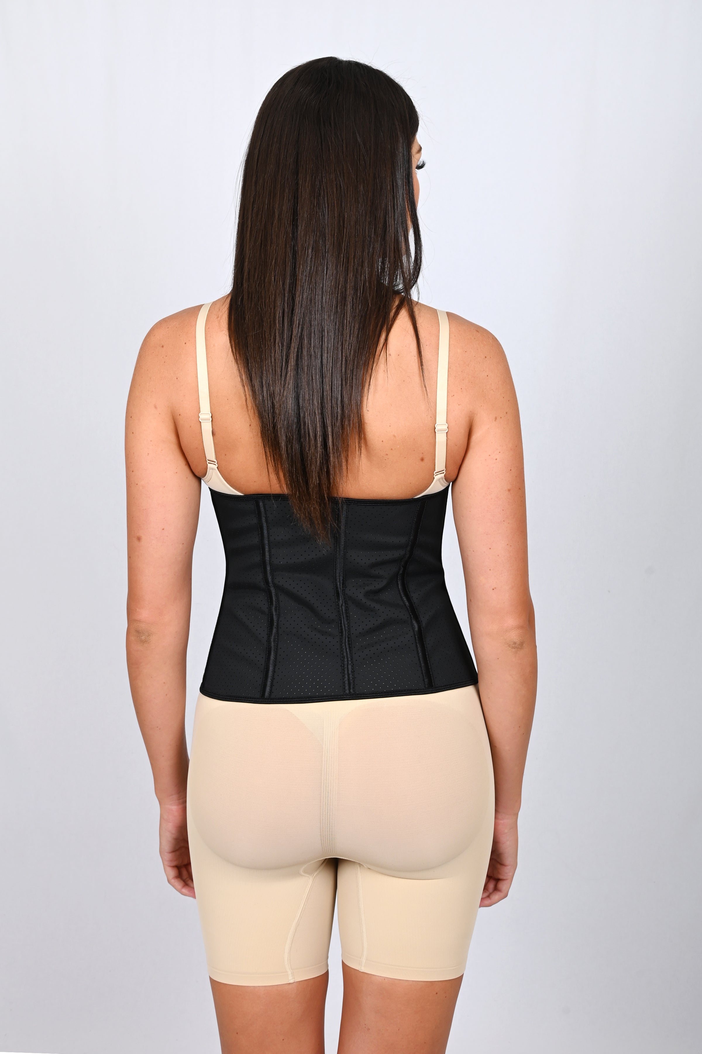 Waist Trainer chérie Breathable 9 steel bones Black