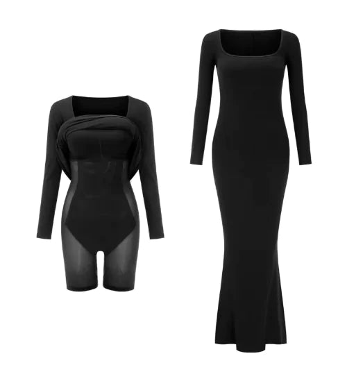Fadycia Double SculptLayer Dress