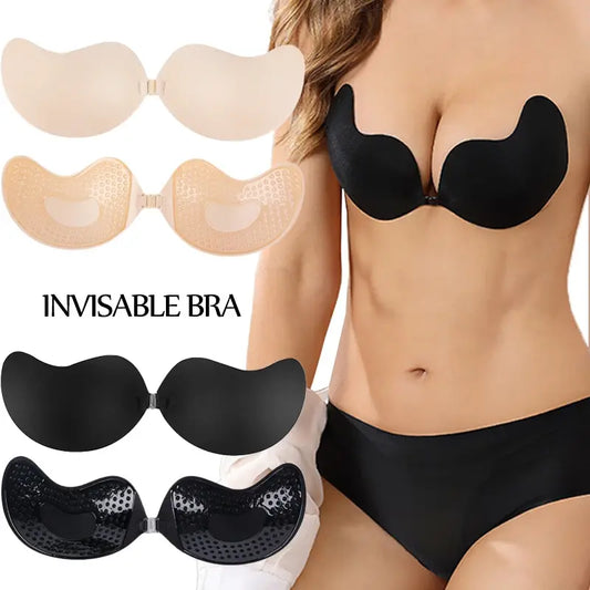 Invisible Self-Adhesive Push-Up Bra with Pads