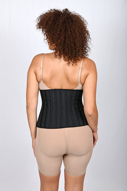 Waist trainer chérie 25 steel bones Breathable Black