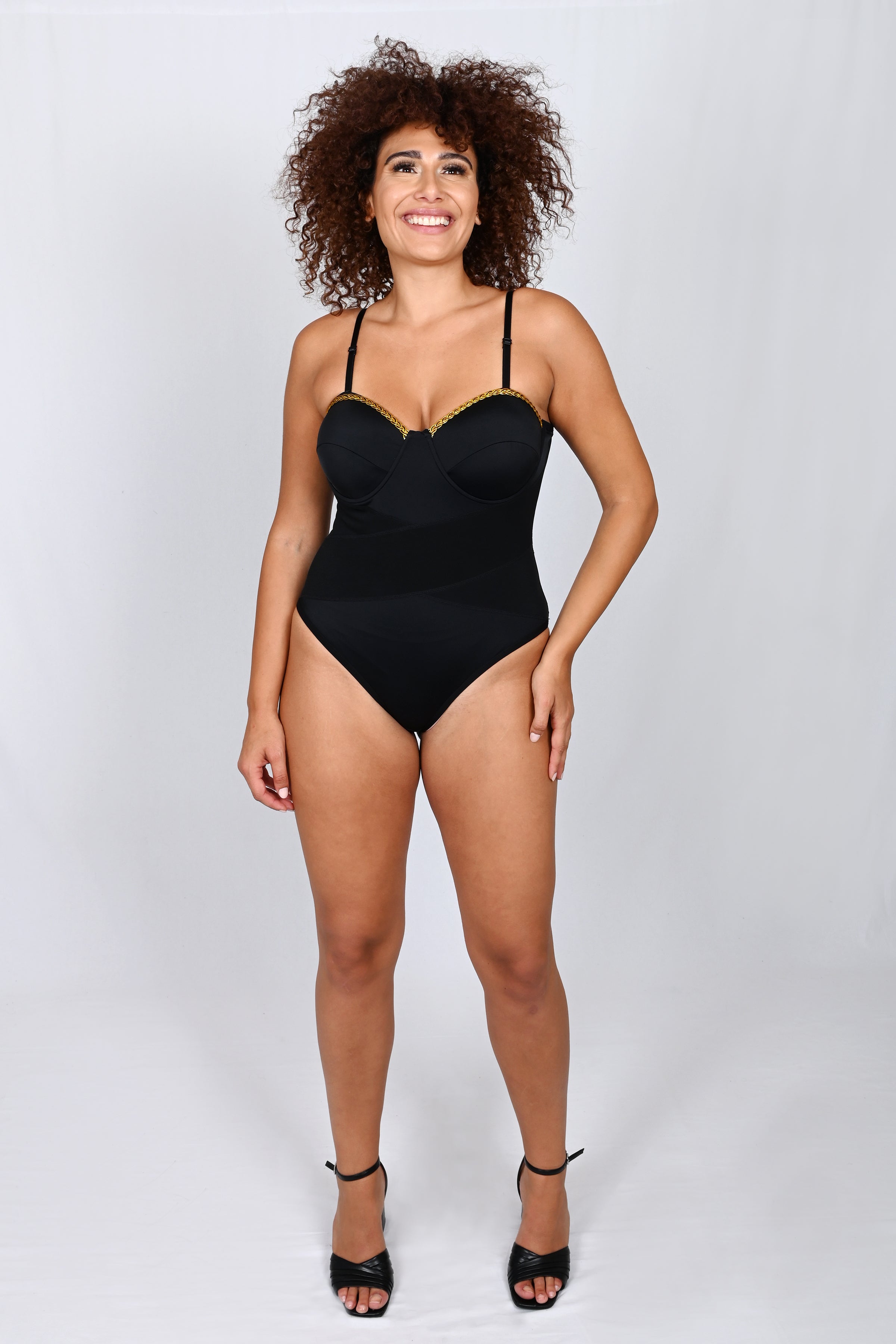 Compressive Tummy Controlling - Push Up Bra Shapewear bathing suit