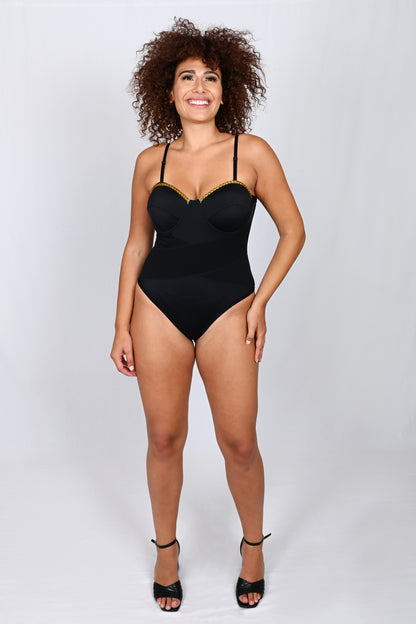 Compressive Tummy Controlling - Push Up Bra Shapewear bathing suit