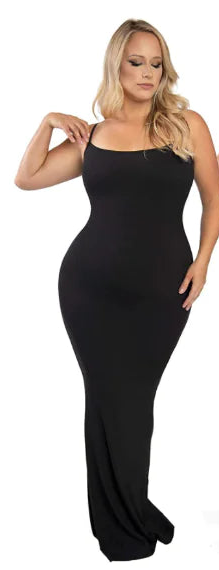 Shapewear Crew Neck Sleeveless Dress